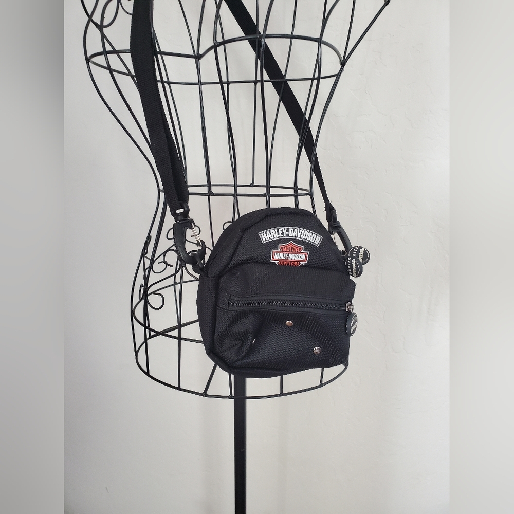 Harley-Davidson Unisex Black Belt Bag/Mini BackPack.